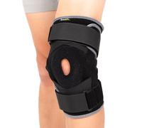 BraceUP Hinged Knee Brace Support for Knee Pain - Maximum Support and Comfort for ACL/PCL Injuries, Meniscus Tears, Arthritis (L/XL)
