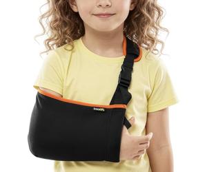 BraceUP Kids Arm Sling - Four Support Loops and Dual Adjustable Straps | Paediatric Arm Sling; Child Arm Support; Broken Arm Sling; Shoulder Injury; Elbow Injury; Left Arm; Right Arm