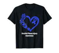 Brachial Plexus Injury Awareness Heart BPI Support T-Shirt