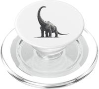 Brachiosaurus Dinosaur Graphic Archaeology Motif Art PopSockets PopGrip for MagSafe