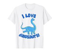 Brachiosaurus I Love Dinosaurs T-Shirt Cute Jurassic Tee T-Shirt