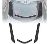 Bracingo Upgraded Rear Engine Bay Vent Cover for Washing fit for C8 Corvette Stingray Z51 Coupe 2020-2024 Z06/E-Ray 2023-2024,Rear Vent Window Blocks,Reused Back Engine Bay Hood Vent Caps
