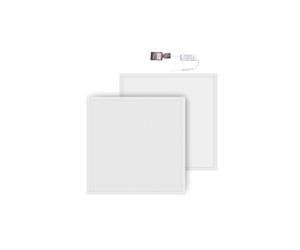 Brackenheath BR2114 IP20 600mm x 600mm 32W 4000K Square LED Backlit Panel White TPa UGR<19 (2 Pack)