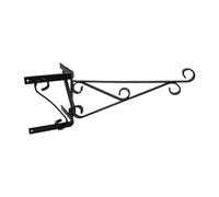 Bracket 38 cm Hanging Basket Corner Wall Mount, Plastic-Coated Steel, 4-Hole, 90 Mount - Garden Pride (4405-RT-PC1)