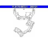 Bracket, brake calipe ATE 11.8170-0872.1 for VEL SATIS (BJ0_) 2 2005-2009