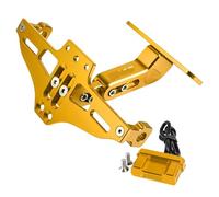 Bracket Compatible With For R6 For R6S 1999-2024 Motorcycle Accessores Rear License Plate Holder Mount Turn Signal Lights(Yellow)