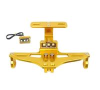 Bracket Compatible With For Z750 For Z800 For Z900 For Z1000 For NINJA400 Motorcycle Adjustable For Eliminator Rear License Plate Holder(Yellow)