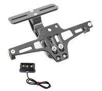 Bracket Compatible With Suzuki For DR200S For DR200SE For DR-Z250 For DRZ400E For DRZ400S DRZ400SM For TL1000R For SV1000/S DL1000 License Plate Frame(Siliver)
