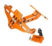 Bracket For CB125F 2014 2015 2016 2017 All Motorcycle License Number Plate Holder Turn Signal Lights Replacement And Upgrade Parts(Orange)