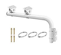 Bracket for Security Camera, Vertical Corner Adjustable Universal Metal Wall Mount with Installation Methods for Indoor Outdoor Use 2 Brackets for CCTV Security Surveillance System