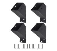 Bracket Kit for Arbor Corner Connector for Heavy Loads | For 4 Piece Mounting on Garden Bridge for Outdoor Indoor Garden Terrace Fence Bridge Roof House Flag