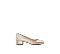'Bracket' Leather Court Shoes Dune London Gold 3