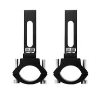 Bracket Light 22mm-31mm Motorcycle Headlight Mount Bracket Aluminum Fork Tube Spot Light Clamp Holder Driving Lights Bracket(2pcs Light Bracket)