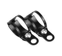Bracket Light 2PCS Motorcycle Turn Signal Light Mount Bracket 30-43mm for Support for Auxiliary Headlights Moto Custom Fog Light Bracket(1Pair Black)