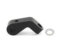 Bracket Light Headlight Bracket Motorcycle Extended Headlight Mount Headlamp Bracket Fit for Harley Softail Springer Bobber Chopper Custom Bike(Black)