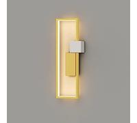 bracket Light, Led Sconce Gold Dimmable up down Linear Fixture Geometry Black White Bedside Wall Mounted for Bedroom Hallway Living Room/wall lamp