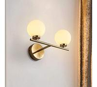 Bracket Light Metal Bracket Lighting Stylish Elegant Vintage den Metal Matt Glass Industrial Modern Double Bracket Lights Restaurant Tv Background Bracket Light Bar Wall Sconce Lig