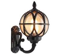 Bracket Light Minimalist Style Metal Bracket Lighting Outdoor Wall Lamp Vintage E27 Bracket Light Black Aluminum and Glass Shade Lantern Waterproof Ip44 Exterior Lamps for Garden Cor
