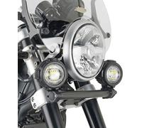 Bracket Set Mounts & Spotlights LED Royal Enfield Super Meteor 2023 2024 2025