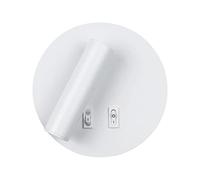 bracket Spotlight, Round Reading Mount Embedded LED Light with Adjust Bedside + 7W Background Night Lights Acrylic Sconce Bedroom wall lamp