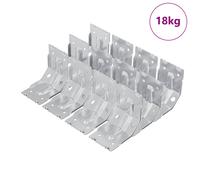 vidaXL Bracket 212 pcs Zinc-coated 106 x 55 x 1.5mm Steel