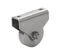 Bracketed Track Wheel Roller, Flat Pulley | Stainless Steel Bearing Assembly for Sliding Door Window Service and Repair Jobs Today