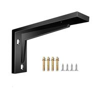 Brackets 600kg Loadbearing Wall Triangular Support Bracket Suspended Desk TV Cabinet Partition Fixed Heavy-Duty Thickened Storage Rack(16 inch 300kg 1pcs)