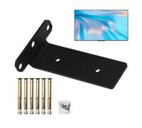 Brackets for Floating Shelves, Desk Shelf Brackets, Metal Corner Brace, Heavy Duty Decorative L Brackets for Shelves, Rustic Black, Invisible Support for Home and Room