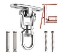 Brackets for - Stainless Steel Hooks, Heavy Duty Accessories | 360° Swivel Hardware, Garden, Patio, Terrace, Playground, Indoor & Outdoor