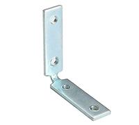 Brackets for Wood 20Pcs Right Angle Aluminum Alloy Door and Window Corner Code Cabinet Free Handle Fixed 4-Hole Aluminum Frame Corner Code