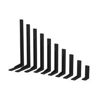 Brackets Loadbearing 300kg Wall Triangular Support Bracket Suspended TV Cabinet Desk Partition Fixed Heavy-Duty Thickened Storage Rack(8 inch 300kg 1pcs)