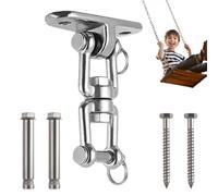 Brackets - Metal Hangers, Strong Hooks | 360° Rotation Hardware, Balcony, Terrace, Garden, Play Area, Home and Professional Use