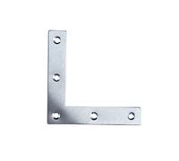 Brackets of Metal for Furniture,4Pcs StainlessSteel Angle Code L 90 Degrees Fixed Angle Iron Reinforcement Steel Sheet Furniture Fittings(40mmX40mm)(80mmX80mm)