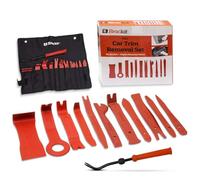 brackit 12-Piece Car Trim Removal Tool Kit | Auto Pry bar Set for Door Panels, Dash, Stereo & Radio Removal | Car Tools & Equipment for Interior Trim, Fastener & Plastic Pry Tool for Professional Use