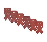Brackit Mouse Sandpaper Pads with Hook & Loop- Fits in Detail Palm Sanders for Buffing, Sandpaper for Electric Sander - Polishing Sanding - 120-pack (20 sheets each of 60, 80, 120, 180, 240, 320 grit)