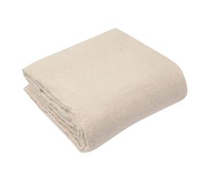 Brackit Natural Canvas Cotton Dust Sheets for Decorating - 12x12ft - for Staircases and Corridors - Premium Quality - Dust Cover, Paint Sheets - Painting Sheets for Decorating