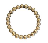 Braclet Pisa Stretch Bracelet - Gold-Plated Beaded Bracelet for Women, Stacking, and