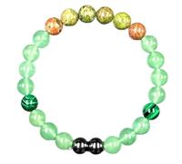 BracletFour Types Natural Stone Bracelet Green Malachite Beaded Jewelry For And Meditation
