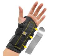 BRACOO Adjustable Carpal Tunnel Wrist Support Splint for Right & Left Hand - Compression Night Wrist Brace for Arthritis, Tendonitis & Sprains, for Men & Women, WB31