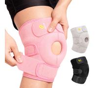 BRACOO Knee Support Brace with Patellar Pad for Men & Women - Adjustable Compression Knee Brace Sleeve for Arthritis, Runner's Knee, Running, Gym, F