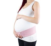 BRACOO MS61 Maternity Belt, Pregnancy Band & Lower Back Relief - Double-Layered Design Effective for both Prenatal Abdominal Support & Postpartum Recovery