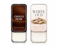 BRACOP® Choco Musk Frangrance and White Oud Perfume Set of 2 Pcs Balm Cream Pocket Solid Perfume Long Lasting Essential Oils for Women Travel Size Portable Natural Perfume Women Gifts