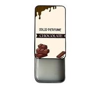 BRACOP® Chocolate Fragrance Solid Perfume Set of 1 Pcs Each 10 Gram Skin Balm Long Lasting Natural Fragrance for Women Travel Size Portable Jars Cream Pocket Perfume Essential Oils