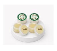 BRACOP® Jasmine and Sandle Solid Perfume Set of 4 Pcs Each 10 Gram Balm Long Lasting Natural Floral Cream Perfume Fragrance for Women & Men Travel Size Portable Box Mini Perfume Indian Gifts