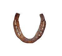 BRACOP® Real Horseshoe Wall Hanging Cast Iron Horseshoe For Home Décor Wall Art Décor Lucky Horse Shoe Mould Decorative Wall Sculptures for Indoor Ornament Rustic Horseshoe Religious Gifts