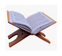 BRACOP Wooden Stand with Shiv Puran Book Holder Hand Crafted Foldable Stand Religious Stand Wooden Holder for Reading Books Prayer Accessories Home Temple Decoration Indian Gifts