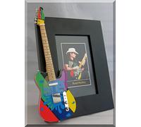 BRAD PAISLEY Miniature Guitar Picture Frame Camo Splash