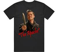 Brad Pitt The Apache Inglouriobasterds Tarantino Movie Fan Men T Shirt Black