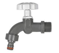 Bradas 1/2" X 3/4" Bsp Plastic Outdoor Garden Watering Tap Valve With Hose Connector