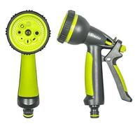 Bradas Lime Line Garden Hose Spray Gun Multi-Pattern High Pressure Water Nozzle